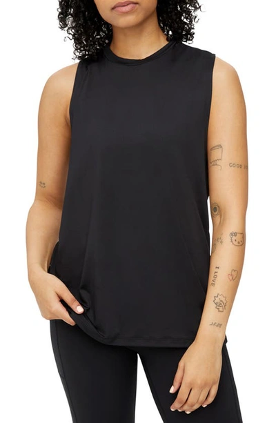 Tomboyx Open Muscle Tank In Black