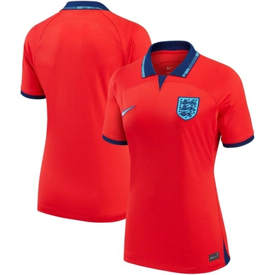 Nike England 2022/23 Stadium Away  Women's Dri-fit Soccer Jersey In Red