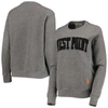 Pressbox Heather Charcoal Army Black Knights Moose Quilted Pullover Sweatshirt In Heather Gray