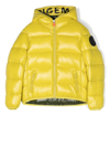 Save The Duck Logo-patch Padded Jacket In Green