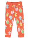 Stella Mccartney Graphic-print Track Pants In Red