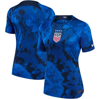 Nike Uswnt 2022/23 Stadium Away  Women's Dri-fit Soccer Jersey In Blue