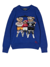 Polo Ralph Lauren Polo Bear Intarsia-knit Jumper In Blue