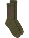 STADIUM GOODS RIBBED LOGO "FOREST" SOCKS