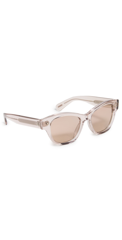 Oliver Peoples Semi-transparent Square Acetate Sunglasses In Neutral