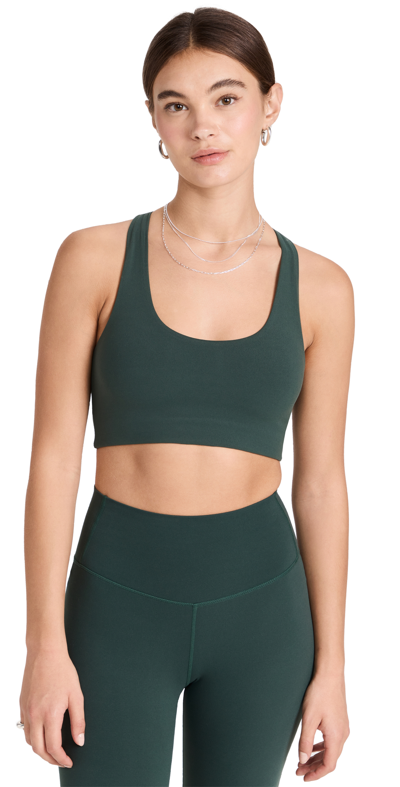 Splits59 ‘sara' Airweight Racerback Sports Bra In Green