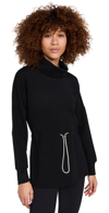 Varley Adelaine Ribbed-knit Sweatshirt In Deep Mahog