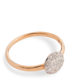 POMELLATO ROSE GOLD AND DIAMOND SABBIA RING