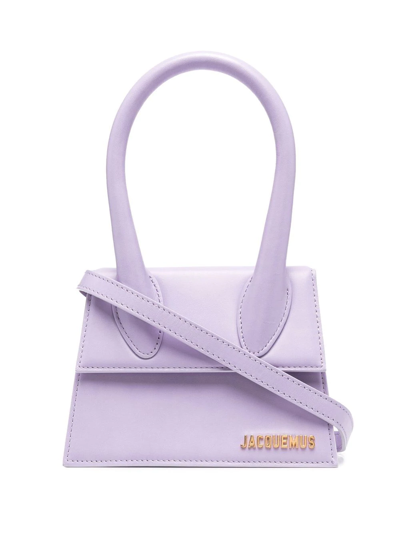 Jacquemus Le Chiquito Handbag In Pink & Purple