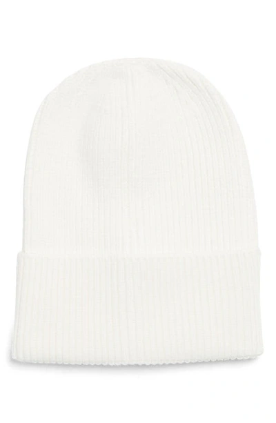 Melrose And Market Everyday Ribbed Beanie In Ivory