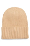 Melrose And Market Everyday Ribbed Beanie In Tan Desert