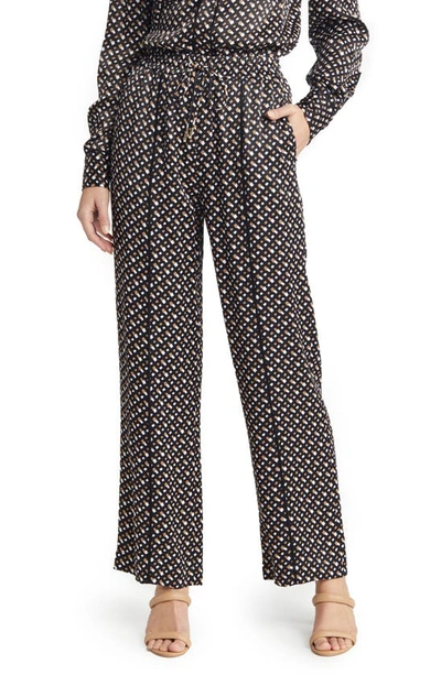 Hugo Boss Tiveno Drawstring Pants In Black Fantasy