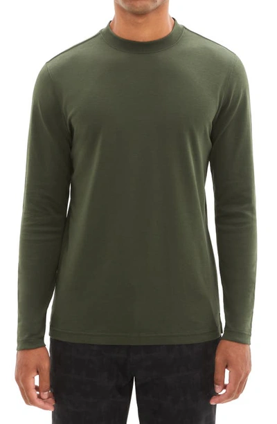 Robert Barakett Georgia Long Sleeve T-shirt In Army Green