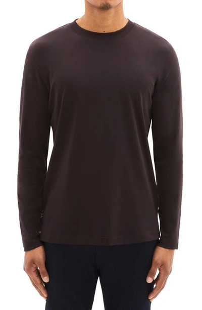 Robert Barakett Georgia Long Sleeve T-shirt In Port