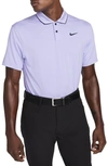Nike Dri-fit Vapor Tipped Golf Polo In Purple