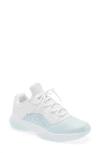 Jordan Air  11 Cmft Low Sneaker In White/ Glacier Blue/ Sail