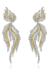 MINDI MOND FIRE & ICE DIAMOND DROP EARRINGS