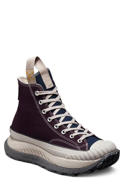 Converse Chuck 70 At-cx Hi Sneaker In Black Cherry + Papyrus + Obsidian