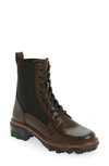 Rag & Bone Shiloh Combat Boot In Espresso Leather