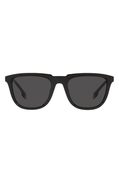 Burberry 54mm Rectangular Sunglasses In Dark Grey