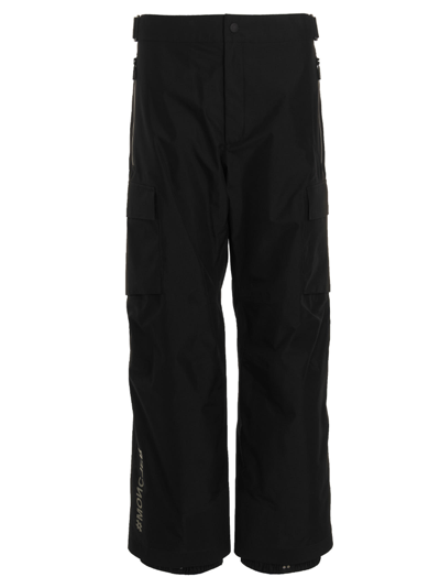 Moncler Grenoble High Performance Nylon Ski Pants In Black
