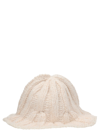 Mm6 Maison Margiela Wool Bucket Hat In White