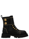 Balmain Ranger Army Boots In Black