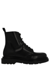 BUTTERO LEATHER COMBAT BOOTS