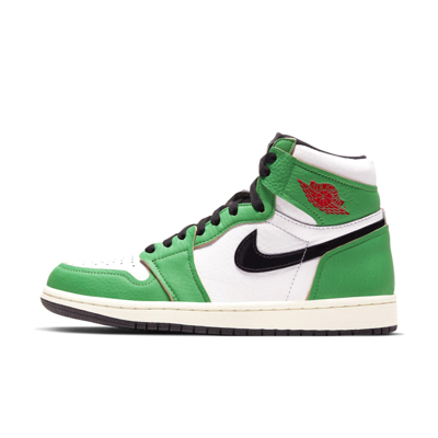 Pre-owned Jordan Nike Women's  1 Retro High Og Lucky Green Shoes Db4612-300
