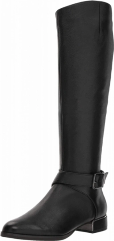 Pre-owned Kenneth Cole New York Kenneth Cole York Women's Branden Buckle Fashion Boot In Black