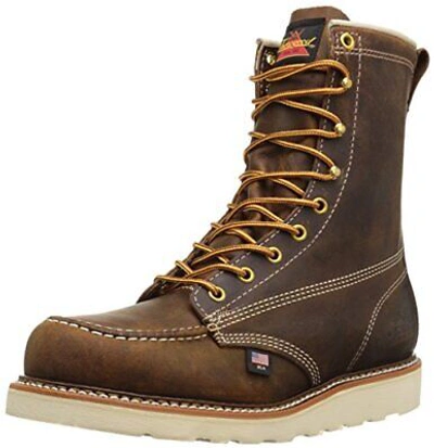 Pre-owned Thorogood American Heritage 8″ Trail Crazyhorse Safety Toe Maxwear Wedge™ Usa