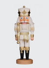 BERGDORF GOODMAN GLAZED PRINCE NUTCRACKER, 15"