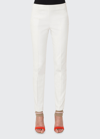 Akris Melissa Skinny Pants, Ivory In Offwhite