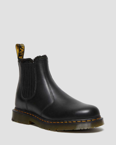 Dr. Martens 2976 Dm's Wintergrip Leather Chelsea Boots In Black