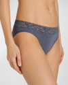 Hanro Moments High-cut Briefs In Pigeon