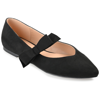 Journee Collection Collection Women's Aizlynn Wide Width Flat In Black