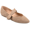 Journee Collection Women's Aizlynn Mary Jane Flats In Beige