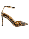 Aquazzura Love Affair 85 Leopard-print Pony Hair Pumps In Leopard