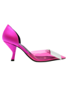 Sergio Rossi Buckle-detail 95mm Pumps In Fuchsia