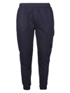 C.p. Company Diagonal Raised Fleece Track Pants In Total Eclipse