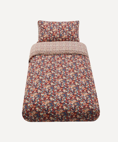Coco & Wolf Thorpe And Wiltshire Bud Single Duvet Cover Set In Brown