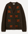 Ymc You Must Create Cottage Wool-blend Jacquard Cardigan In Multi