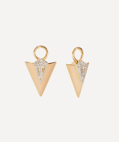 Annoushka Yellow Gold And Diamond Flight Arrow Earring Drops
