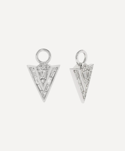 Annoushka White Gold And Diamond Flight Arrow Earring Drops