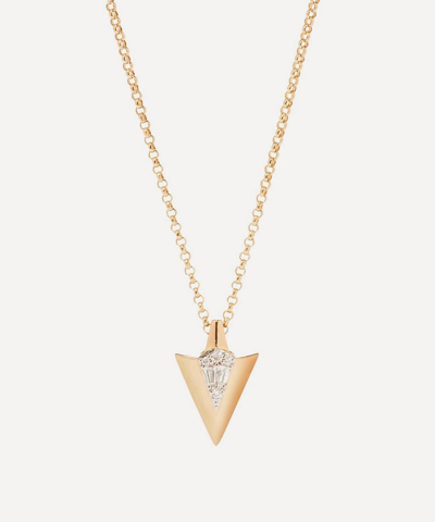 Annoushka 18ct Gold Flight Arrow Diamond Pendant Necklace