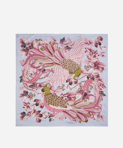 Liberty Lady Amphora Silk Scarf In Light Blue
