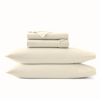 Boll & Branch Organic Percale Hemmed Sheet Set In Natural