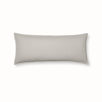 Boll & Branch Organic Waffle Pillow Cover In Pewter