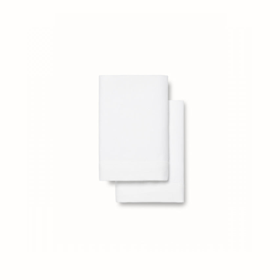 Boll & Branch Organic Linen Pillowcase Set In White