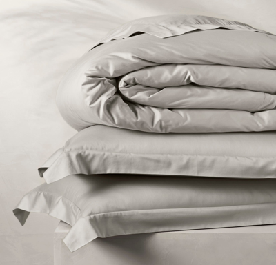 Boll & Branch Organic Reserve Duvet Set In Pewter